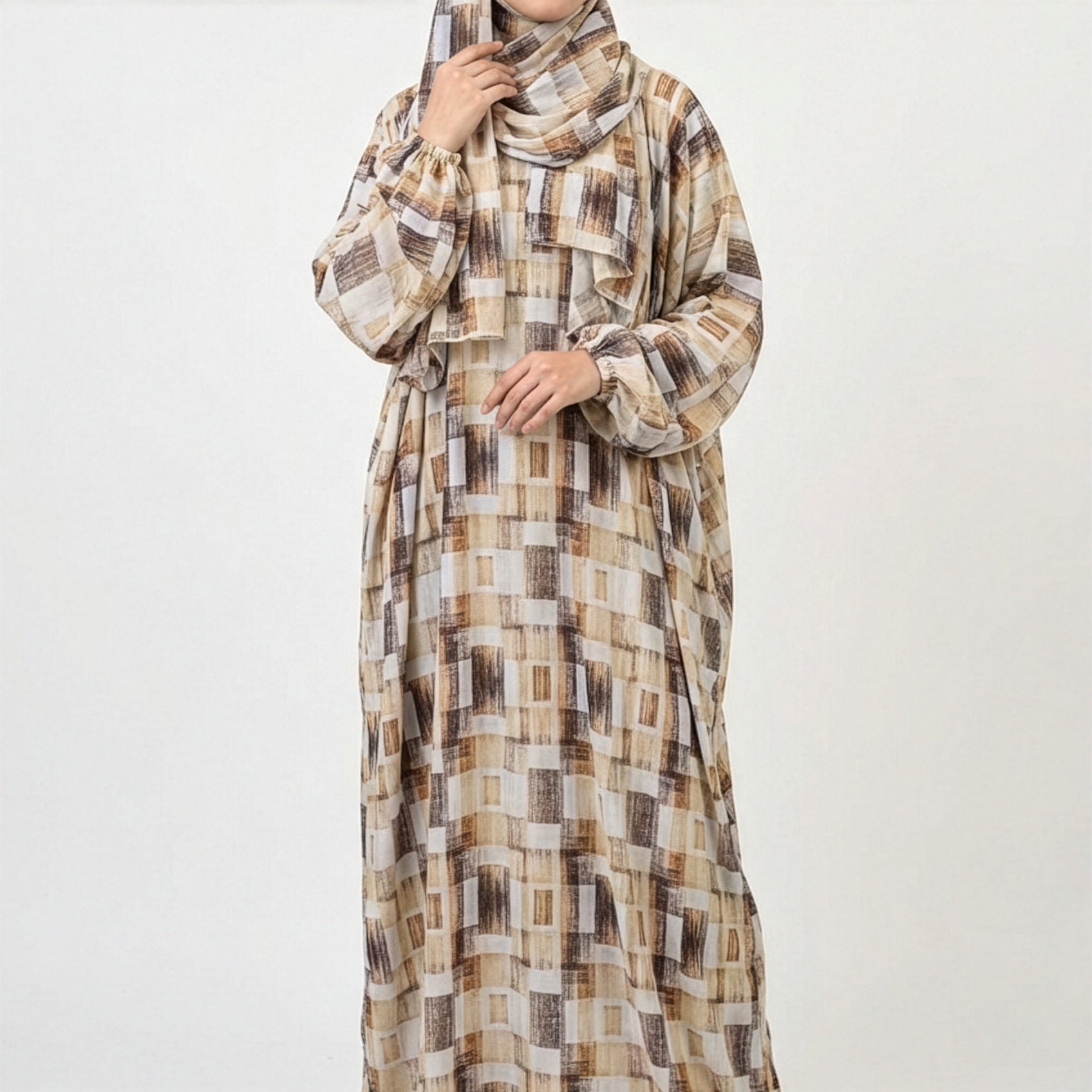 Brown Blocks Prayer Set