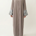 Grey Winter Abaya