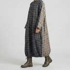 Plaid Plaid Shirt Dress