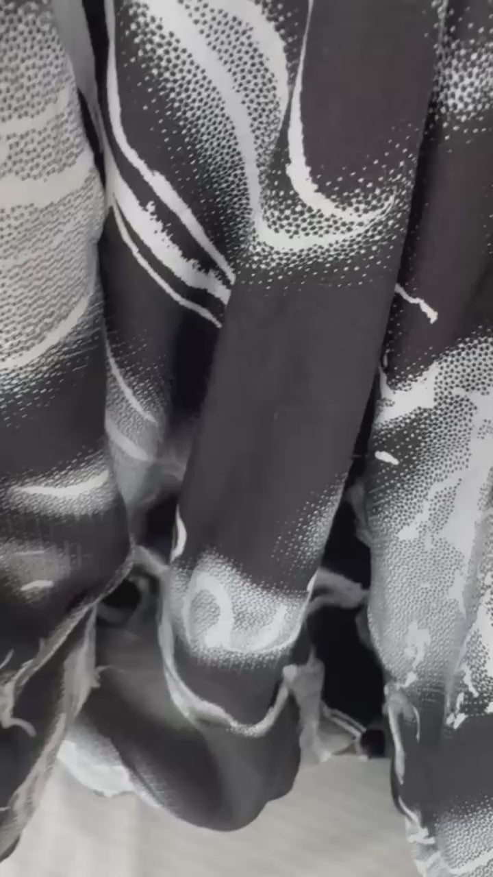 monochrome black and white prayer set