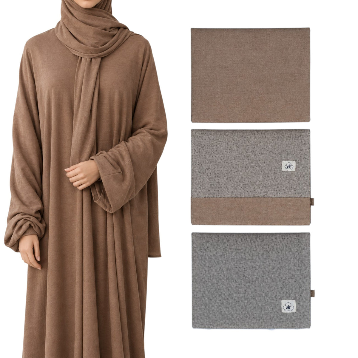 Cotton Stretch Set Collection. Beige,Camel,Leather.