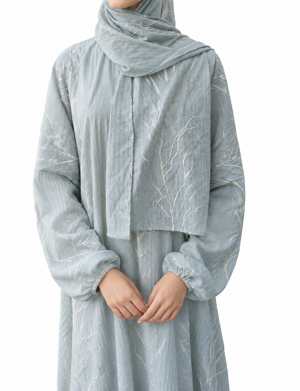 Winter Branch Embroidery prayer set