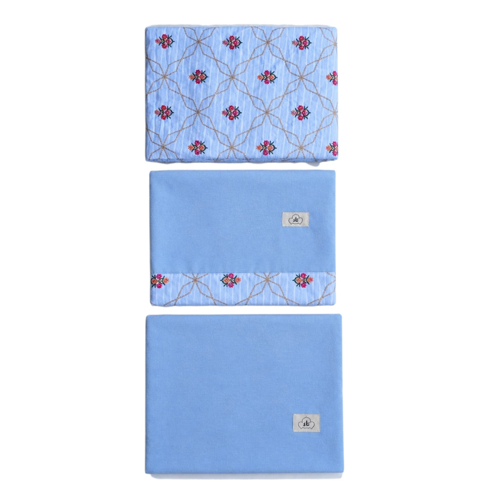Floral Lattice embroidery prayer set