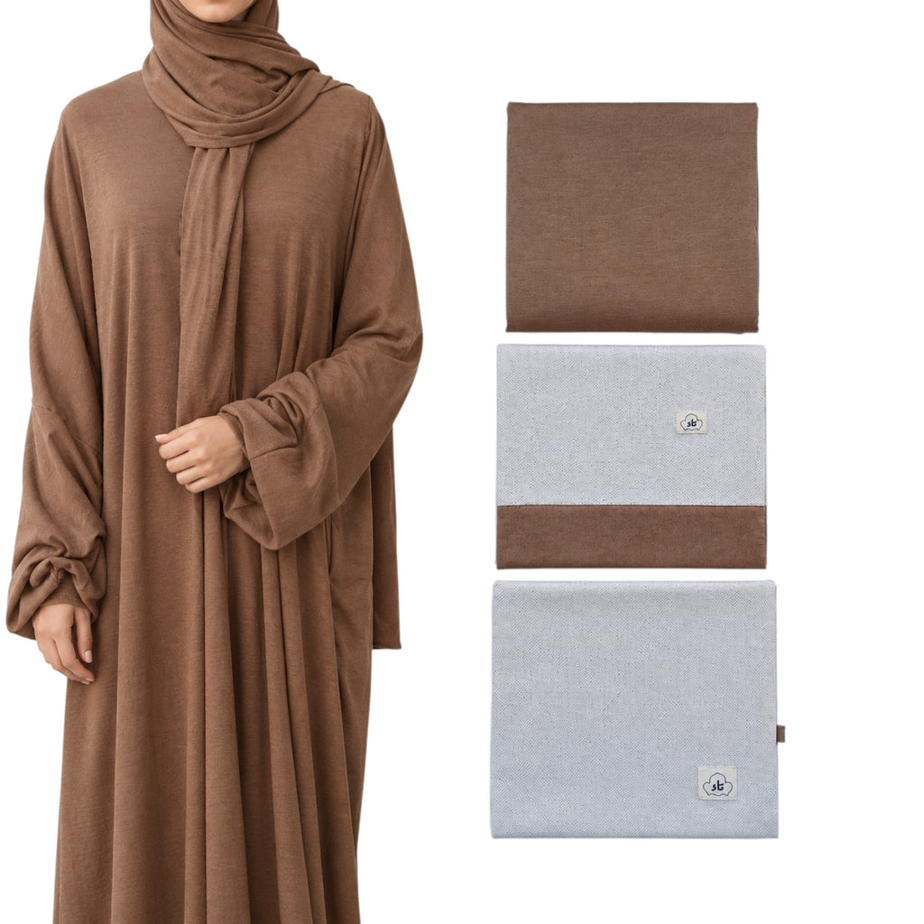 Cotton Stretch Set Collection. Beige,Camel,Leather.
